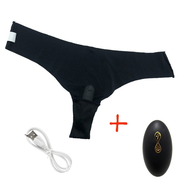 Vibrating Panties 10 Function Wireless Remote Control Rechargeable Bullet Vibrator Strap on Underwear Vibrator for Women Sex Toy
