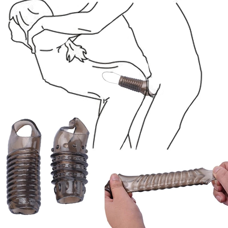 Penis Silicone Sex Rings Toys For Men Adult Cock Sexy Ring For Men Penis Adult Male Chastity Device Erotic Accessories Sex Shop